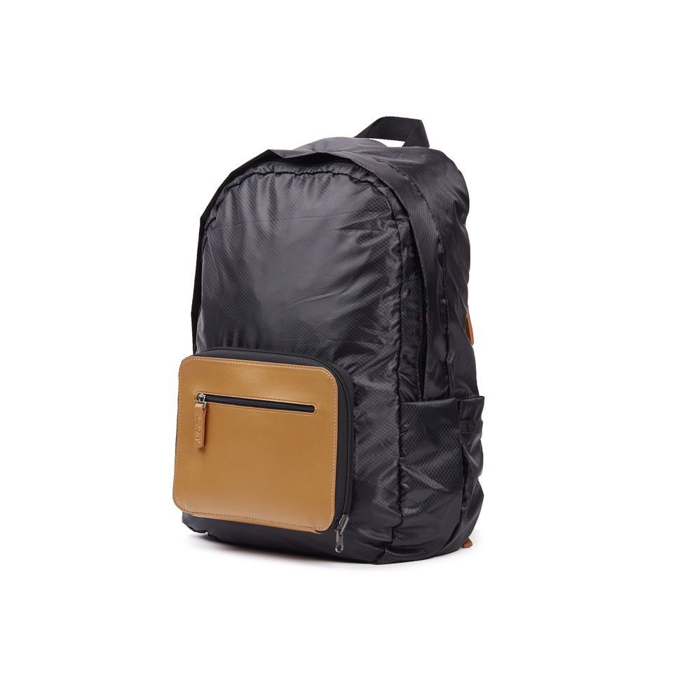 Sac publicitaire à dos repliable en pochette compacte