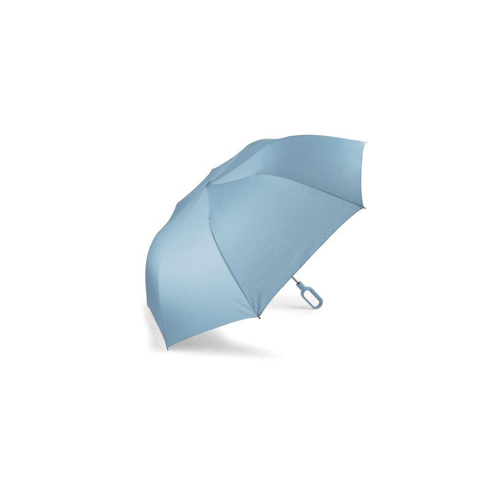 Parapluie publicitaire pliable 2 sections