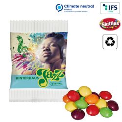 Skittles publicitaire en sachet recyclable personnalisé 10 gr fabriqué france