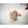 Horloge LCD à eau en bambou écologique personnalisable