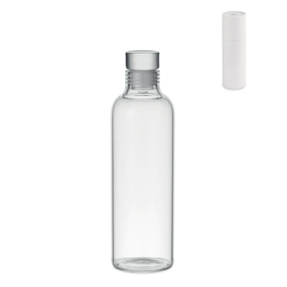 Bouteille en verre borosilicate personnalisable bouchon en verre anti fuite 500ml