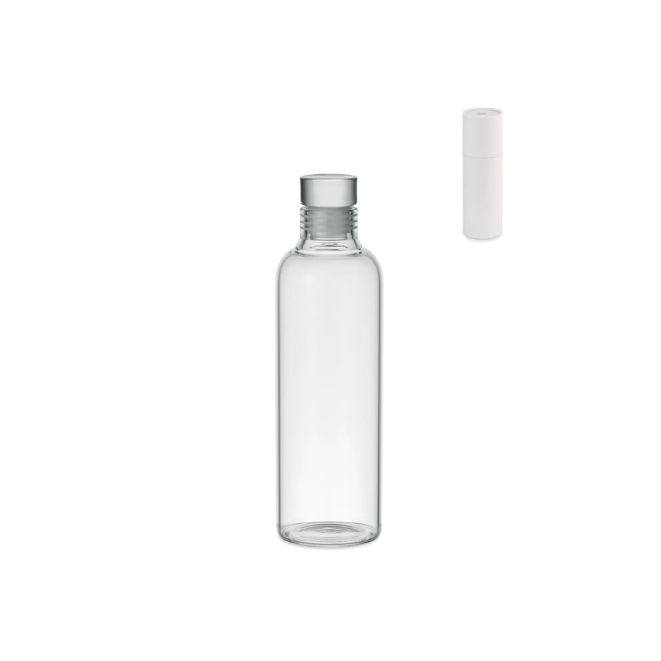 Bouteille en verre borosilicate personnalisable bouchon en verre anti fuite 500ml