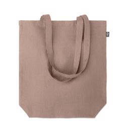 Sac shopping personnalisable en tissu 100 % Chanvre avec anses longues 200 gr/m²