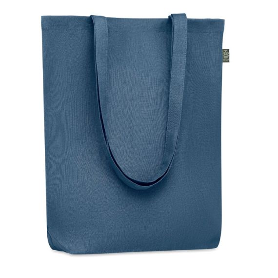 Sac shopping personnalisable en tissu 100 % Chanvre avec anses longues 200 gr/m²