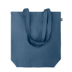 Sac shopping personnalisable en tissu 100 % Chanvre avec anses longues 200 gr/m²