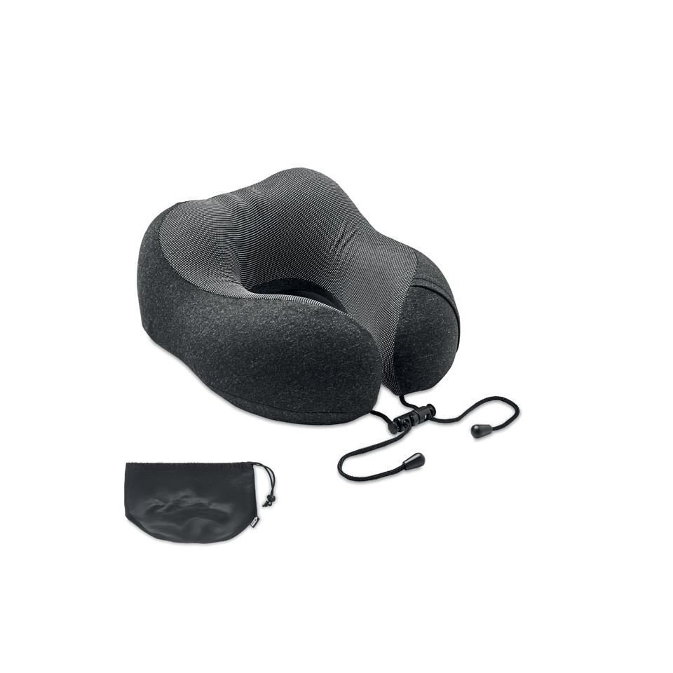 Coussin de voyage repose tête personnalisable en tissu cationique