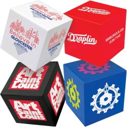 Cube anti-stress personnalisable grand format 50 mm