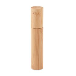Mini flacon atomiseur de parfum personnalisable en bambou