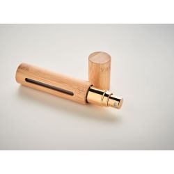 Mini flacon atomiseur de parfum personnalisable en bambou