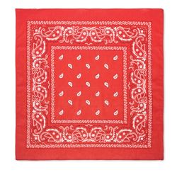 foulard multifonction de forme carré en coton personnalisable