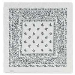 foulard multifonction de forme carré en coton personnalisable