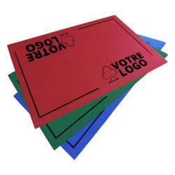 Tapis de jeux cartes en feutrine personnalisé fabriqué en Europe