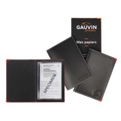 Porte carte grise & porte papiers auto publicitaires à personnaliser