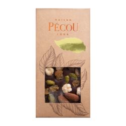 Tablette de chocolat noir personnalisable fabriquée en France