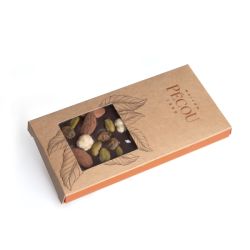 Tablette de chocolat noir personnalisable fabriquée en France