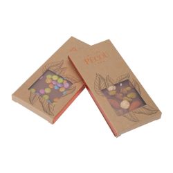 Tablette de chocolat noir personnalisable fabriquée en France