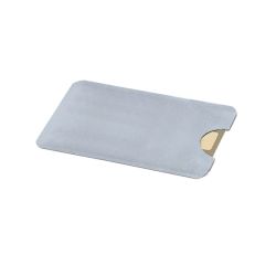 Etui souple personnalisable une carte bancaire anti RFID