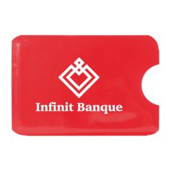 Etui souple personnalisable une carte bancaire anti RFID