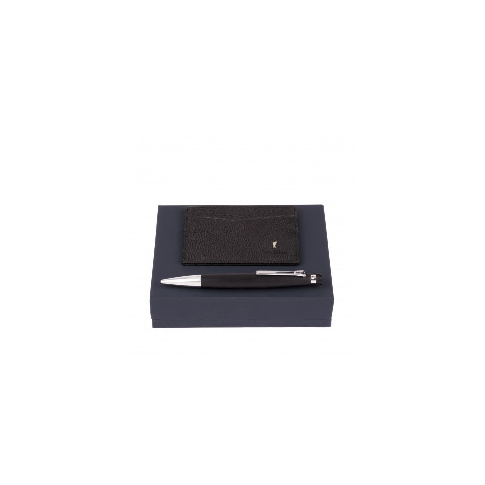 Set publicitaire porte-cartes Chronobike stylo bille Festina