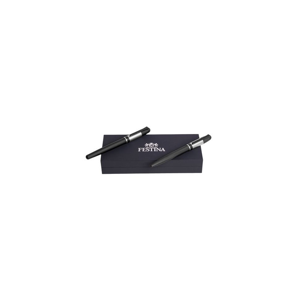 Parure publicitaire Classicals stylo bille et stylo roller Festina