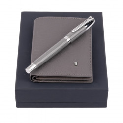 Set publicitaire porte-cartes Flap stylo plume Festina