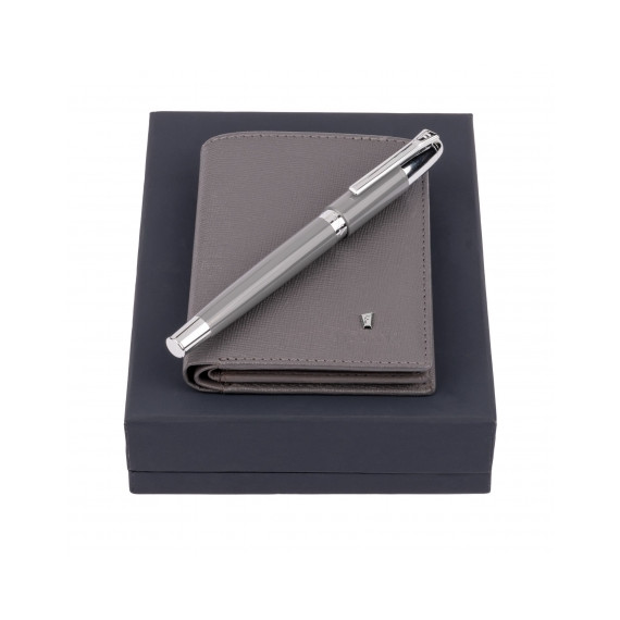 Set publicitaire porte-cartes Flap stylo plume Festina