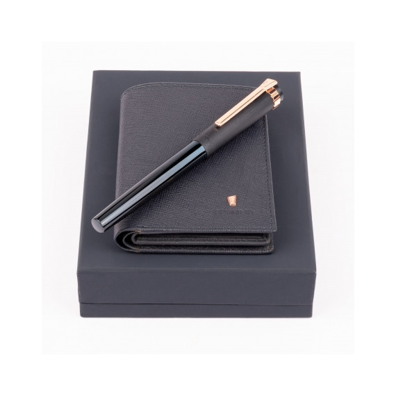 Set publicitaire porte-cartes Flap stylo bille Prestige Festina