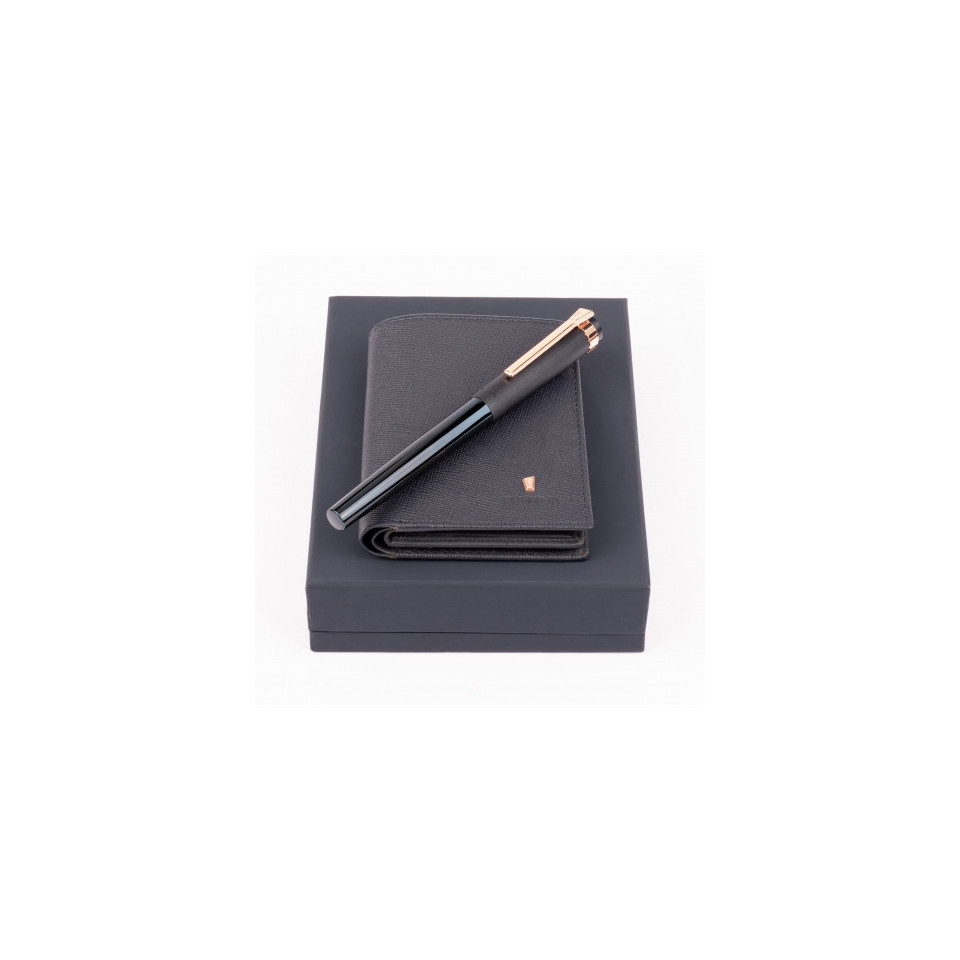 Set publicitaire porte-cartes Flap stylo bille Prestige Festina