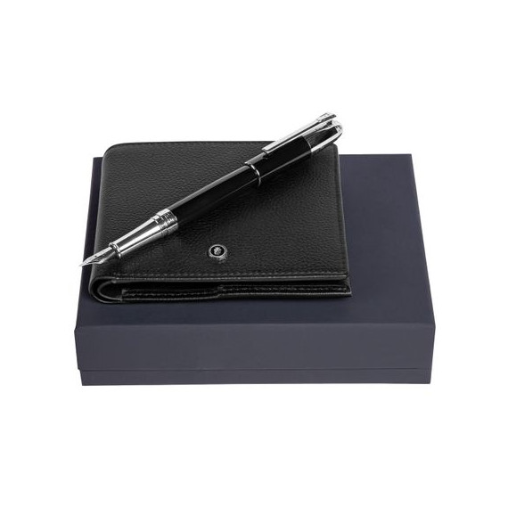 Parure publicitaire stylo plume et portefeuille Festina