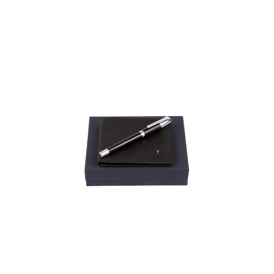 Set publicitaire porte-cartes Chronobike stylo roller Classicals Festina