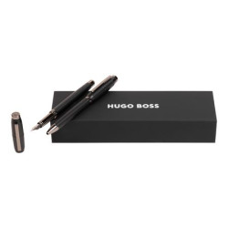 Parure publicitaire Cone stylo bille et stylo plume HUGO BOSS