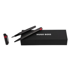 Parure publicitaire Loop Diamond stylo bille et stylo plume HUGO BOSS