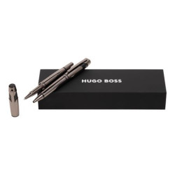 Parure publicitaire Chevron stylo bille et stylo roller HUGO BOSS