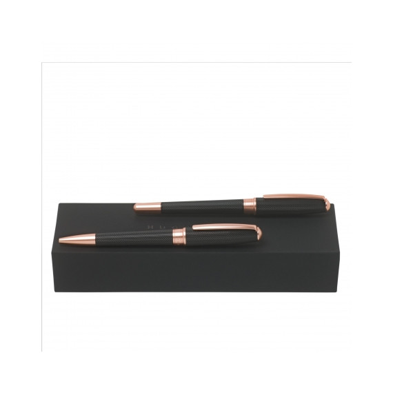 Parure publicitaire Essential stylo bille et stylo roller HUGO BOSS