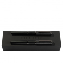 Parure publicitaire Formation Glare stylo roller et stylo plume HUGO BOSS