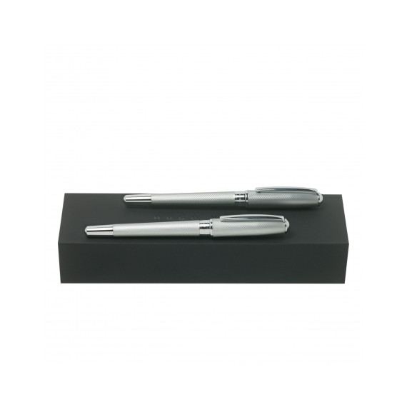 Parure publicitaire Essential stylo roller et stylo plume HUGO BOSS