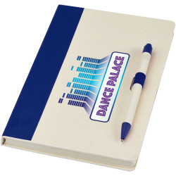 Ensemble publicitaire carnet de notes format A5 et stylo bille Dairy Dream