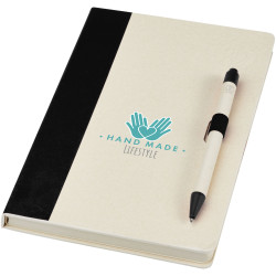 Ensemble publicitaire carnet de notes format A5 et stylo bille Dairy Dream