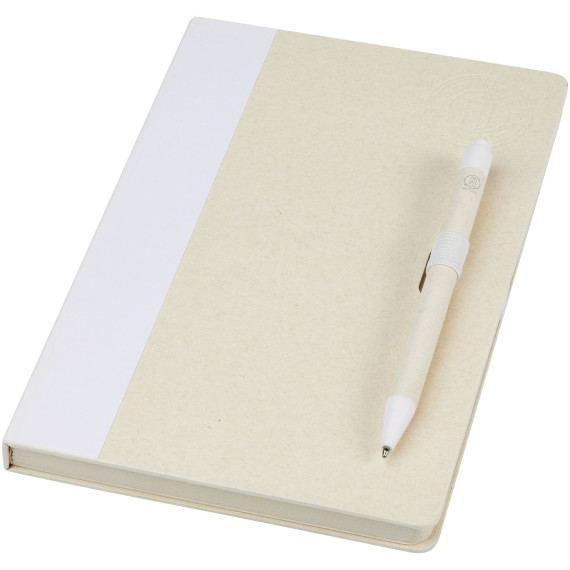 Carnet de notes avec stylo en bambou - Gadgets publicitaires - Cadeaux
