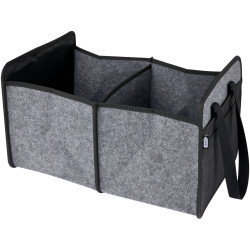 Rangement publicitaire pliable pour voiture Felta en feutre recyclé certifié GRS Rangement publicitaire pliable pour voiture Felta en feutre recyclé certifié GRS