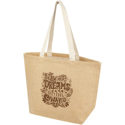 Sac publicitaire shopping Juta de 12 L en jute 300 g/m²