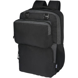 Sac publicitaire à dos pour ordinateur portable Trailhead de 14 L recyclé GRS bicolore 15 pouces