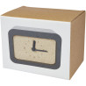 Horloge publicitaire de bureau Momento en calcaire à chargement sans fil
