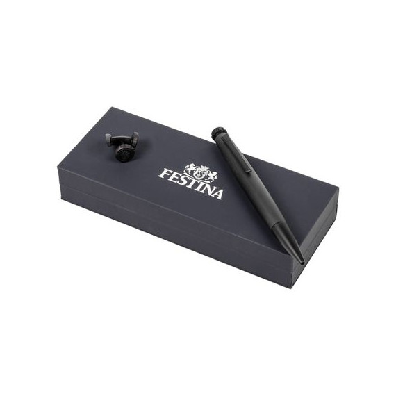 Parure publicitaire stylo bille et boutons de manchette Festina Parure publicitaire stylo bille et boutons de manchette Festina