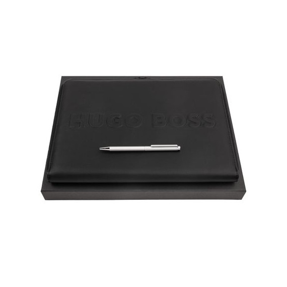 Parure stylo bille et conférencier A4 publicitaire HUGO BOSS