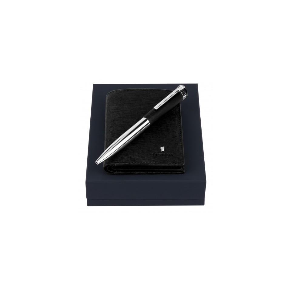 Set publicitaire porte-cartes Flap stylo bille Prestige Festina