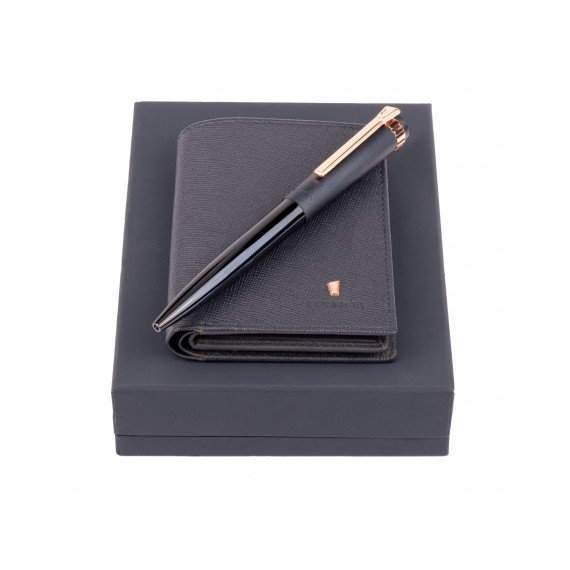 Set publicitaire porte-cartes Flap stylo bille Prestige Festina