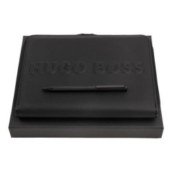 Parure publicitaire stylo bille et écritoire A5 HUGO BOSS