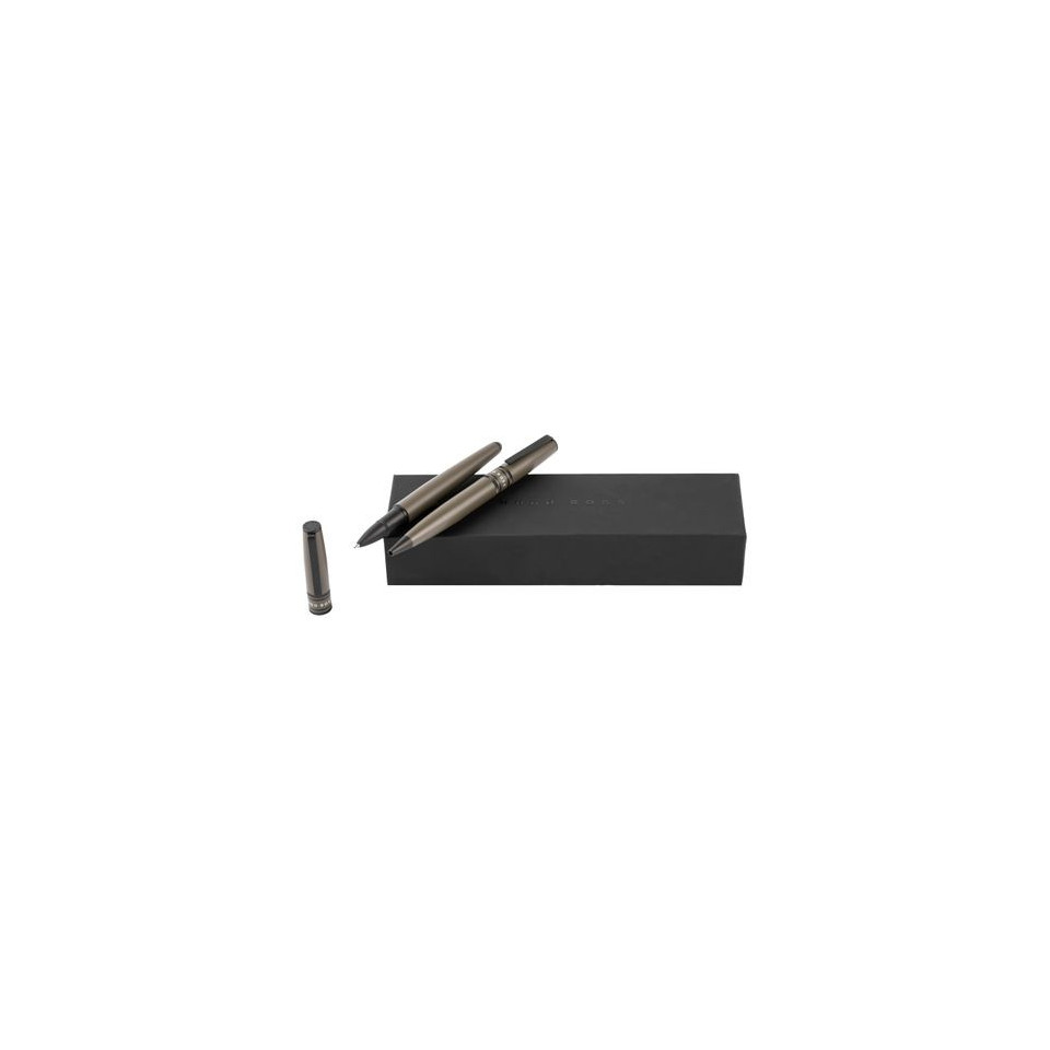 Parure publicitaire Illusion Gear stylo bille et stylo roller HUGO BOSS