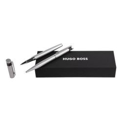 Parure publicitaire Loop Diamond stylo bille et stylo roller HUGO BOSS